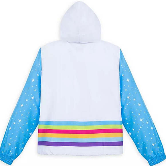 Disney Parks Magic Kingdom Fantasyland Hooded Windbreaker Jacket NWT XS - Picture 2 of 14